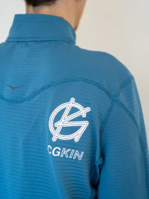 1/2 zip HOKA CGKIN BLEU