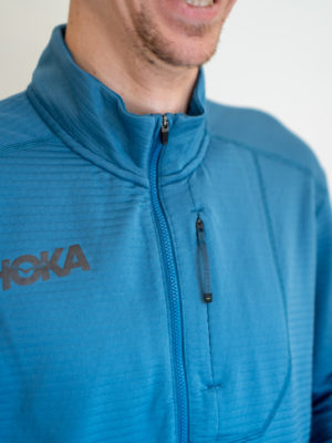 1/2 zip HOKA CGKIN BLEU